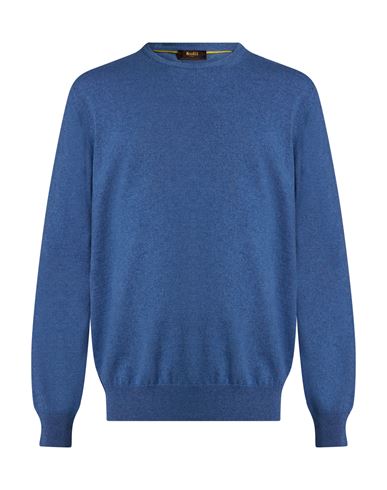 Man Sweater Blue Size 36 Cashmere