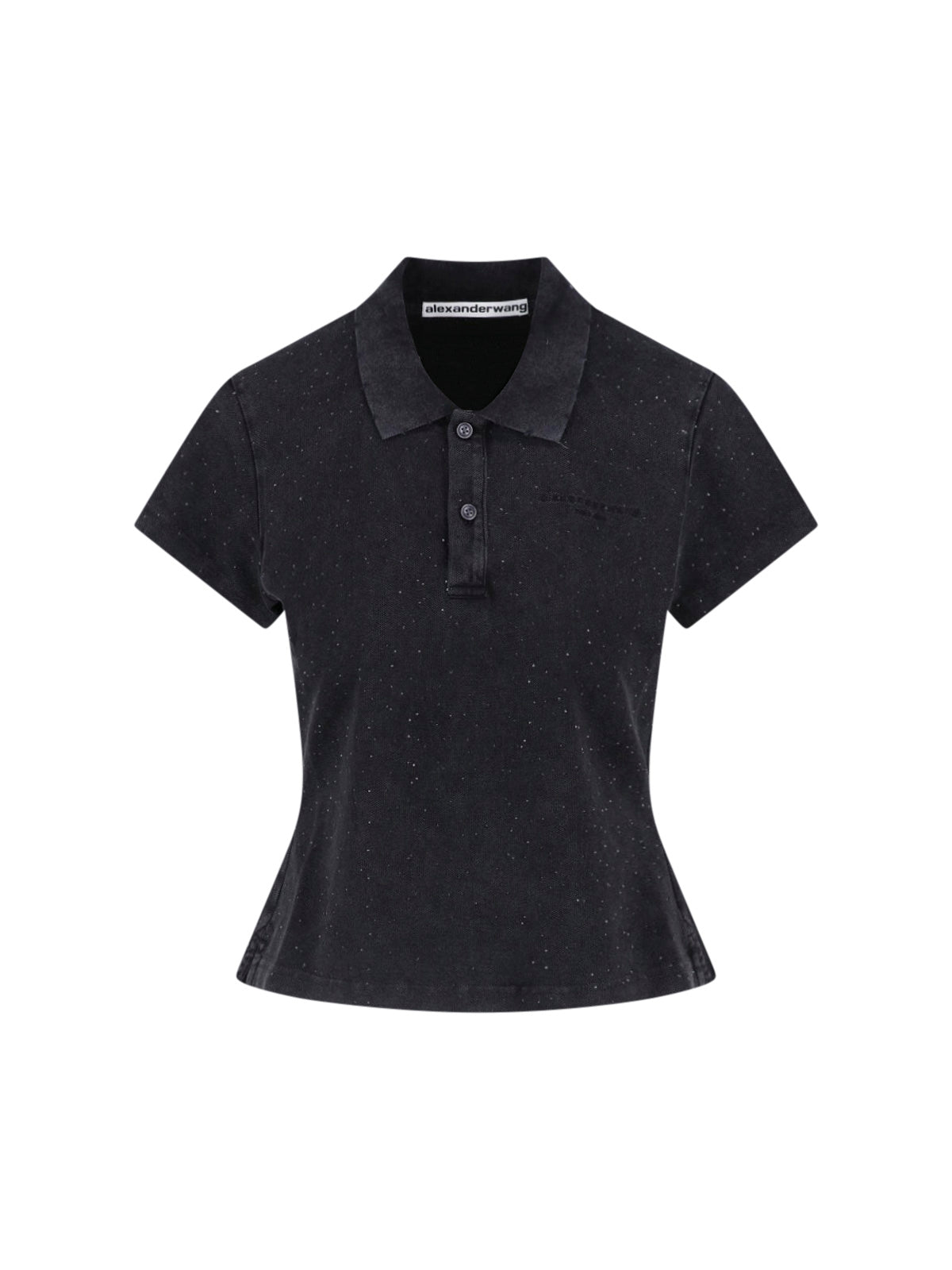 Women's Cotton Polo Top with Stretch Collar