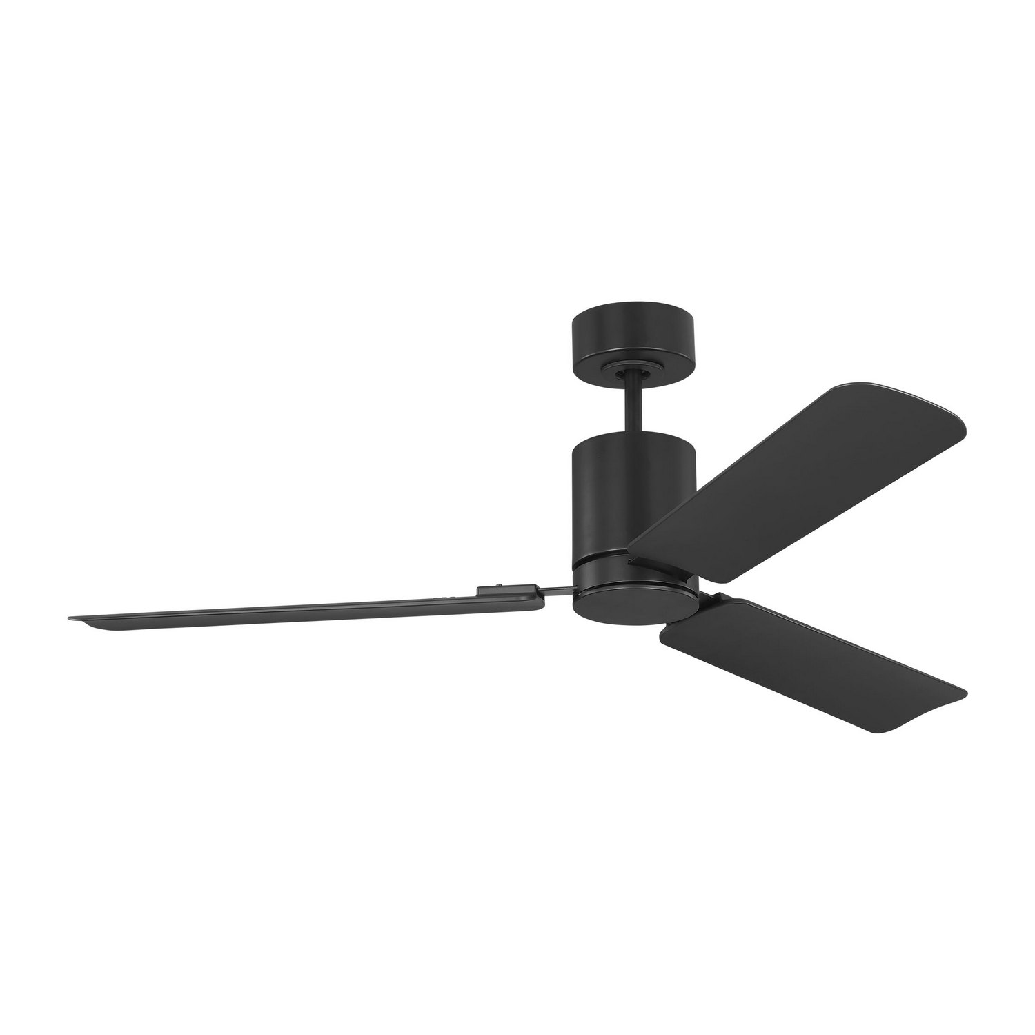 Midnight Black 54" Ceiling Fan from the Cleancut Smart Collection