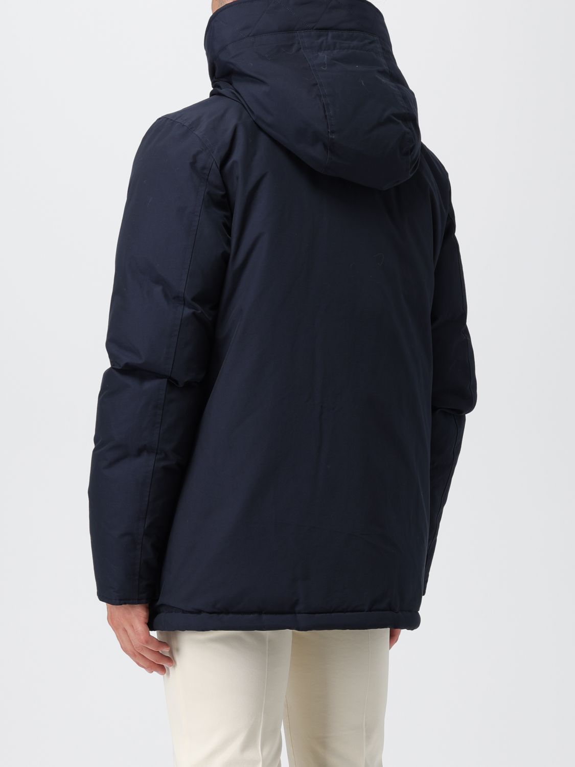 Coat Men color Blue