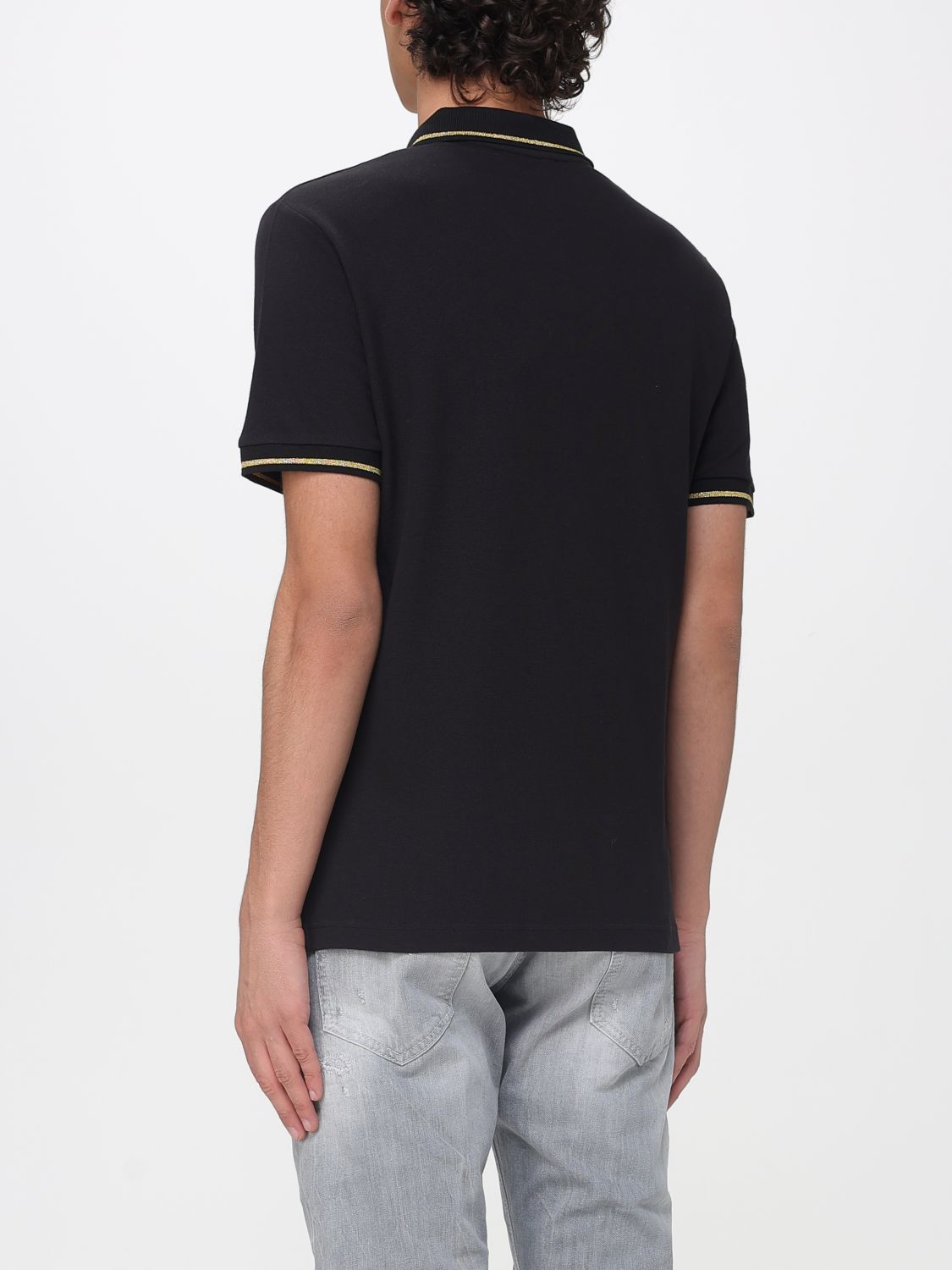 Polo Shirt Men color Black