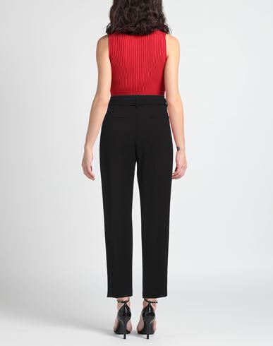 Woman Pants Black Size 8 Polyester, Viscose, Elastane
