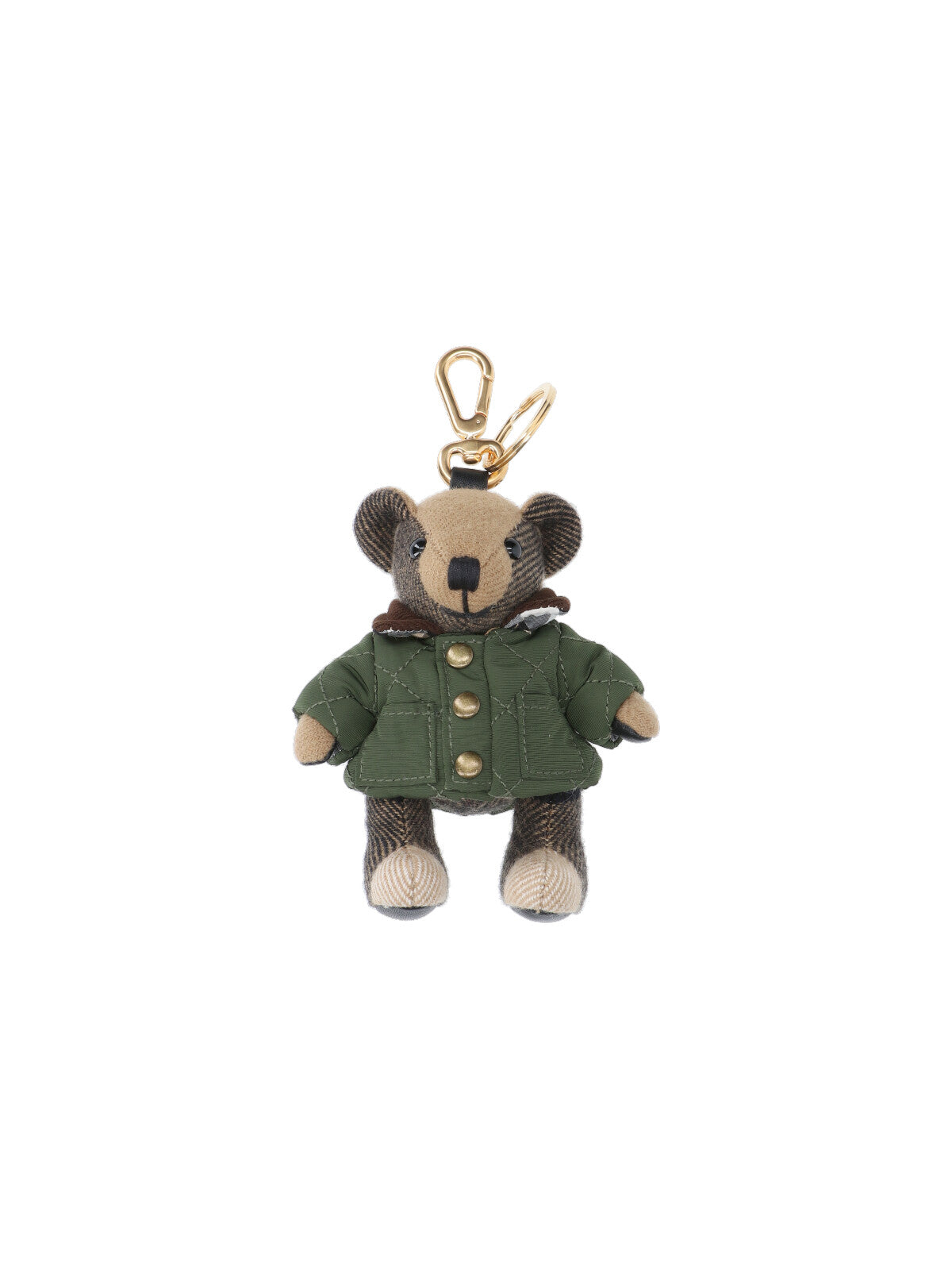 Mini Quilted Jacket with Corduroy Collar