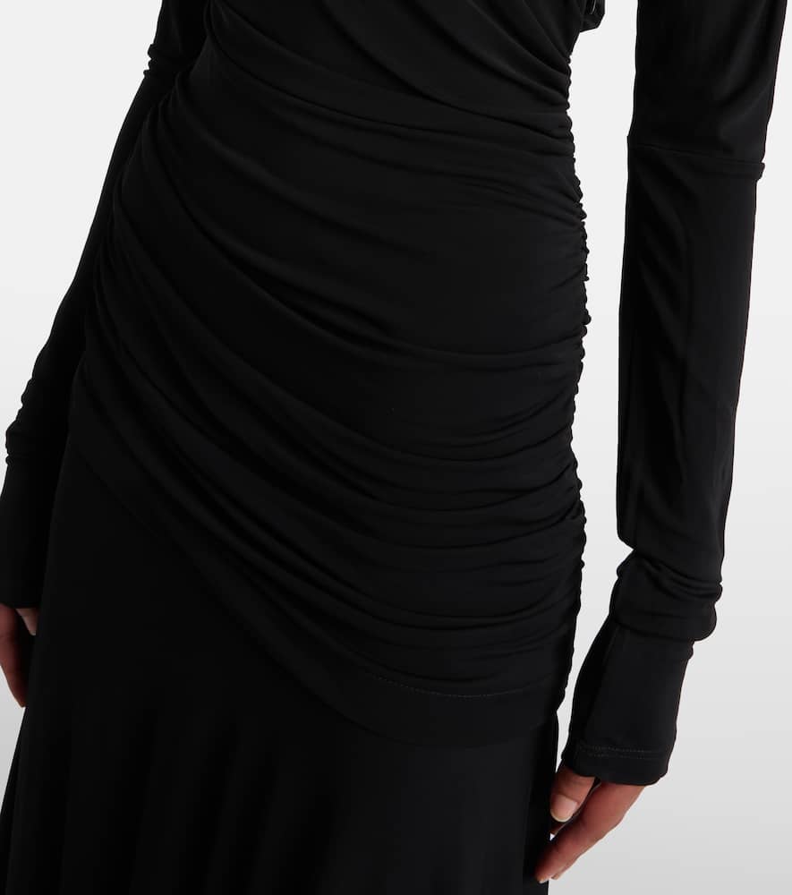 Ruched maxi dress