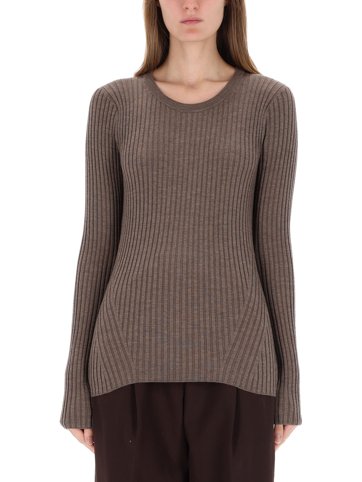 Ribbed top with open back