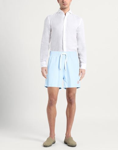 Man Shorts & Bermuda Shorts Light blue Size XL Organic cotton