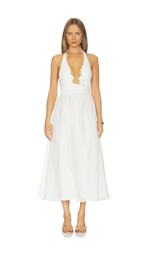 Bardot Cavarly Ramie Halter Dress in Chocolate. 6. Also