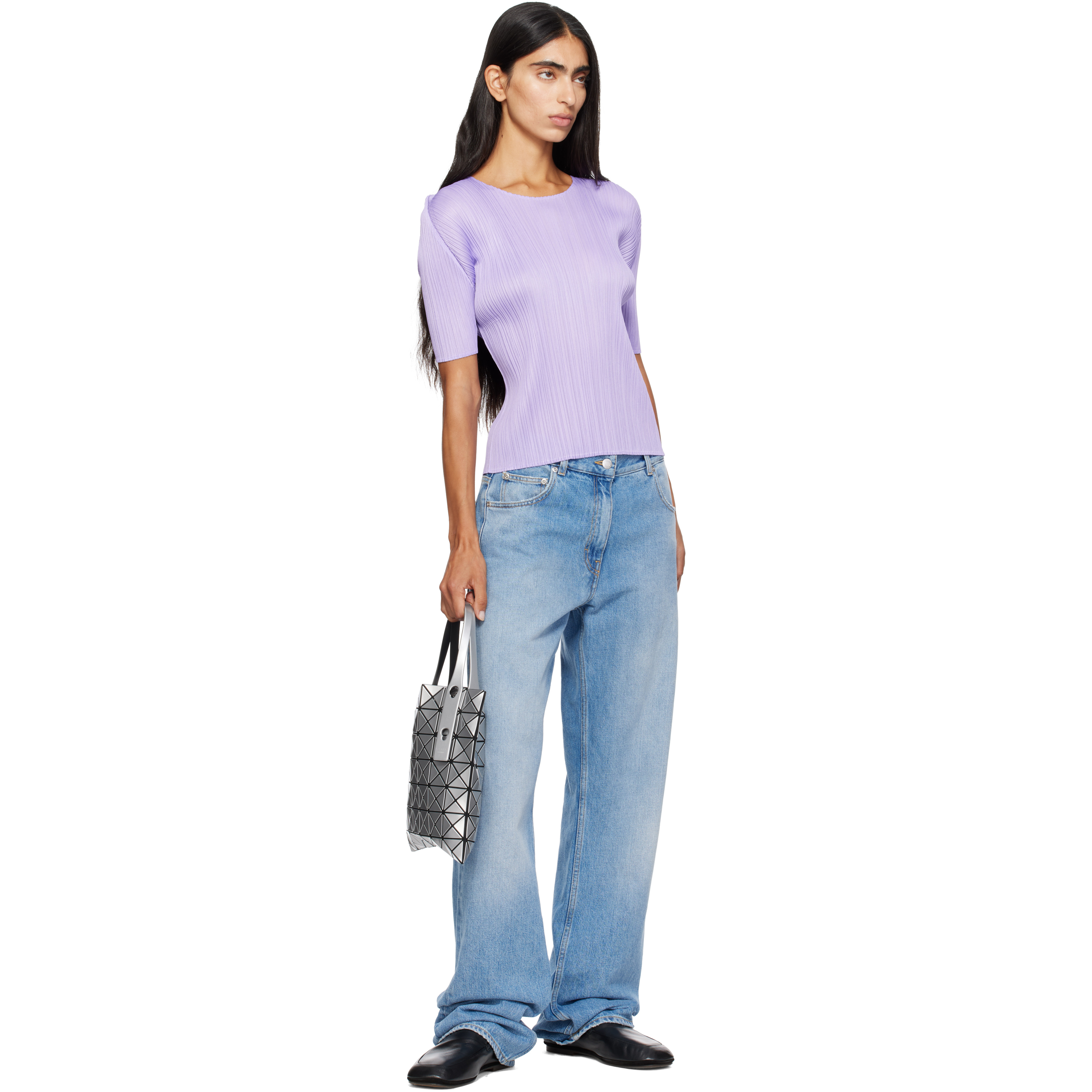 Silver Prism Tote