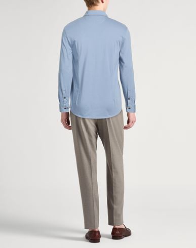 Man Shirt Light blue Size 40 Pima Cotton
