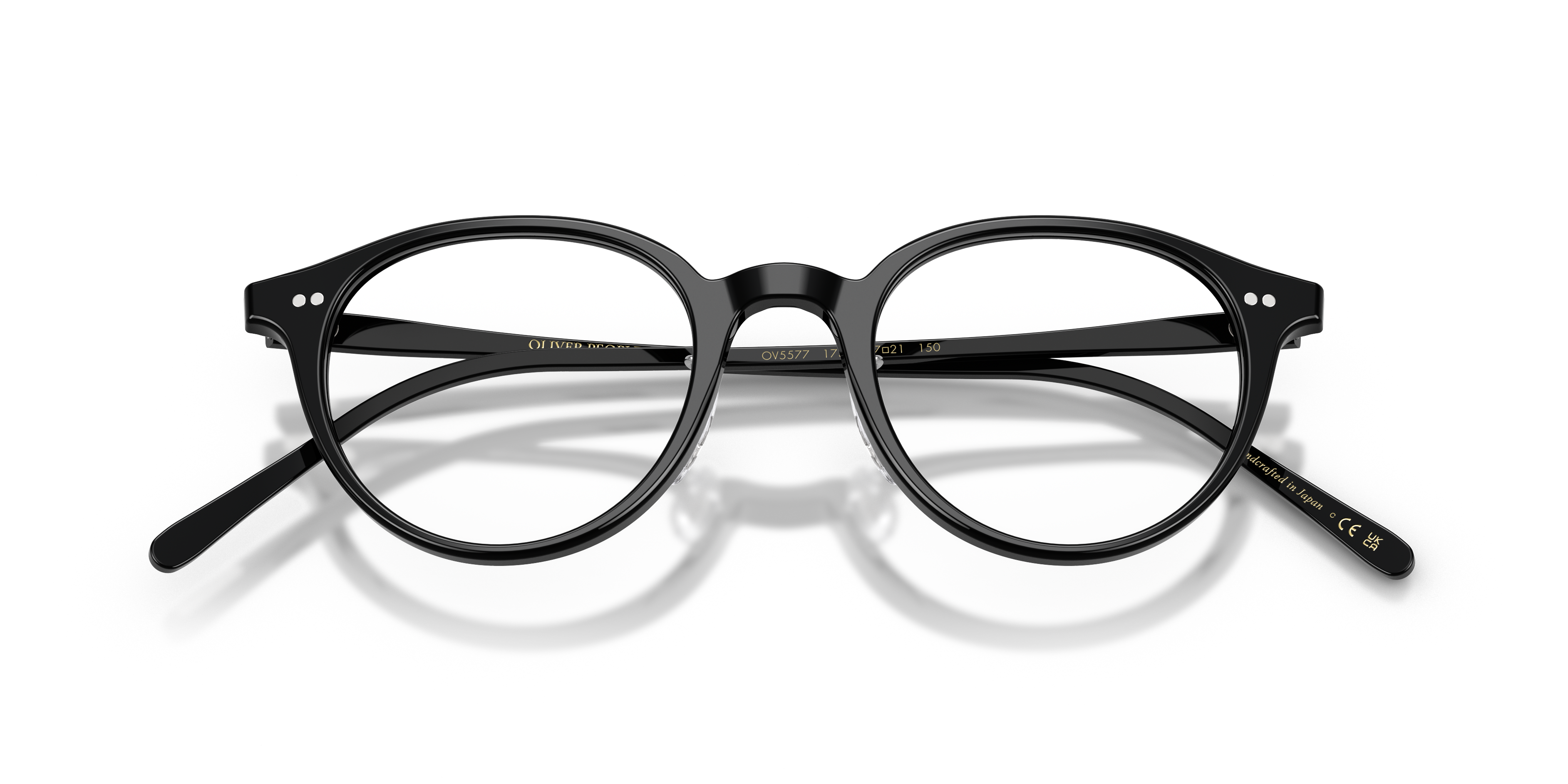Oliver Peoples Unisex Oliver Peoples OV5577 SARELLE 1731 Optische Fassungen Acetat Schwarz Transparent Pantos Norma