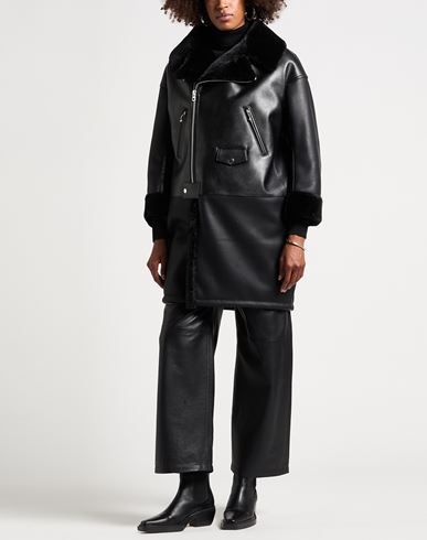Junya Watanabe Comme Des Garçons Woman Coat Black Size S Polyurethane resin