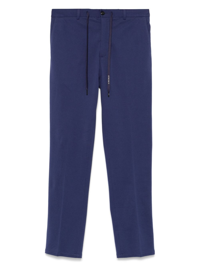 Royal Blue Cotton Trousers