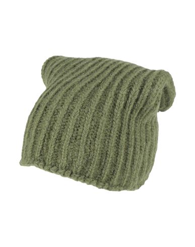 Woman Hat Military green Size ONESIZE Baby alpaca wool, Merino Wool, Polyamide