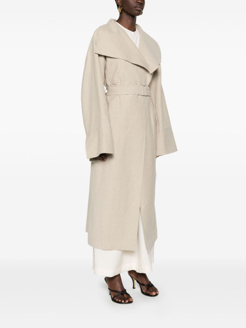 - Signature Linen Coat