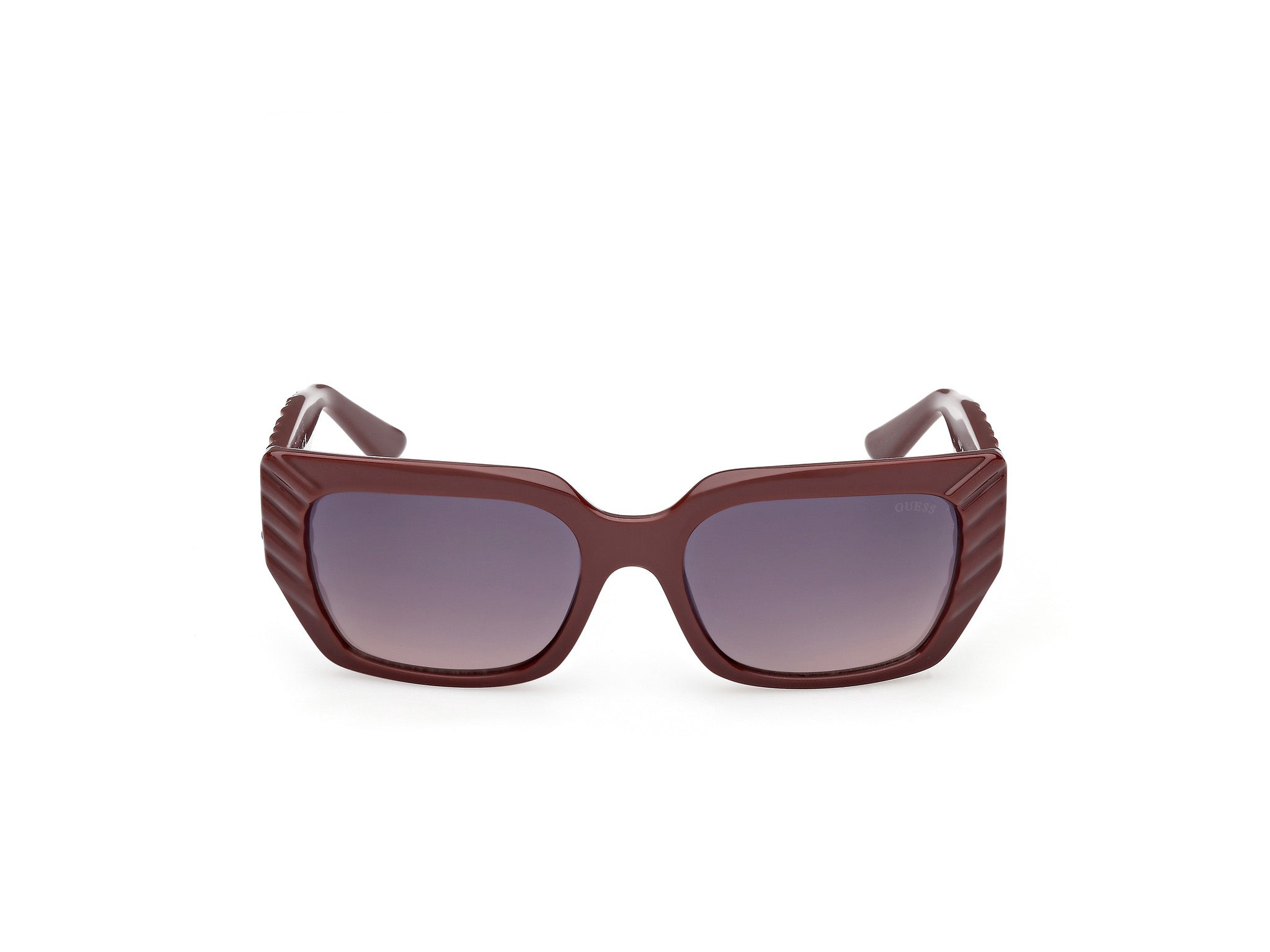 Guess Mujer Guess GU00254 69Z Gafas de sol Inyectado Burdeos Violeta Cuadrada Norma