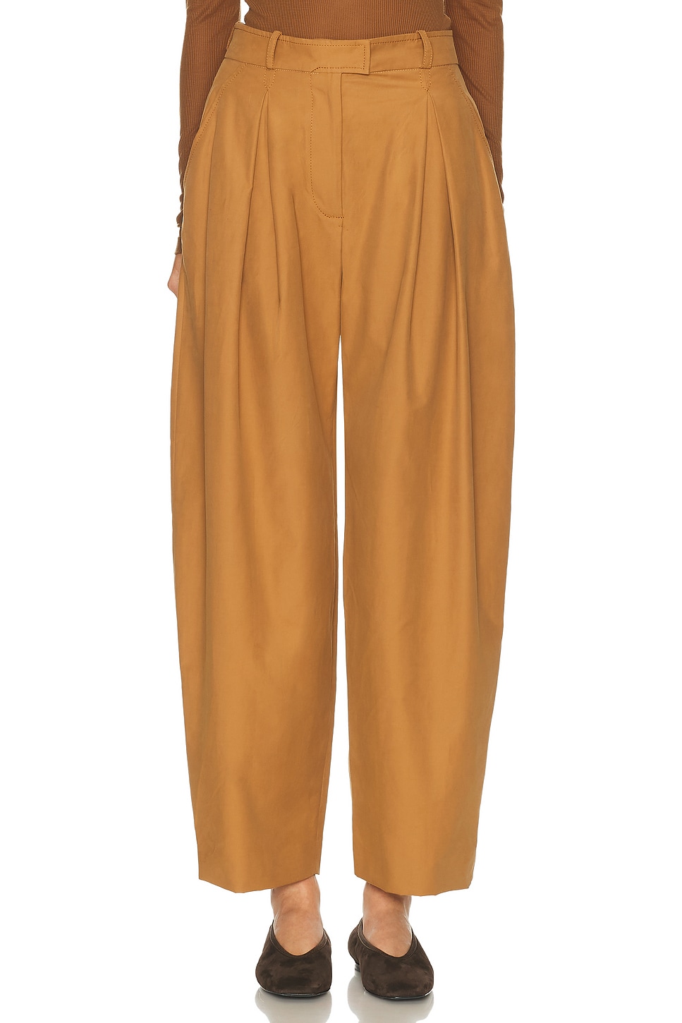 SEV Twill Jogger Fit Pant in Tabacco - Rust. 34 also