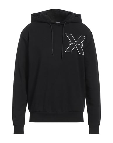 Man Sweatshirt Black Size L Cotton