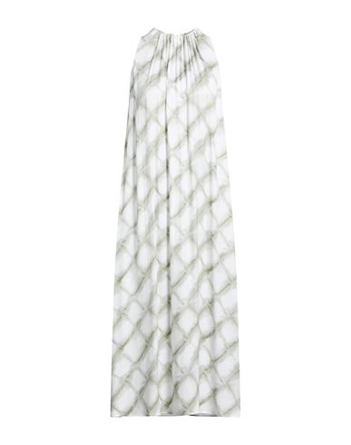 Woman Maxi dress Green Size 8 Viscose