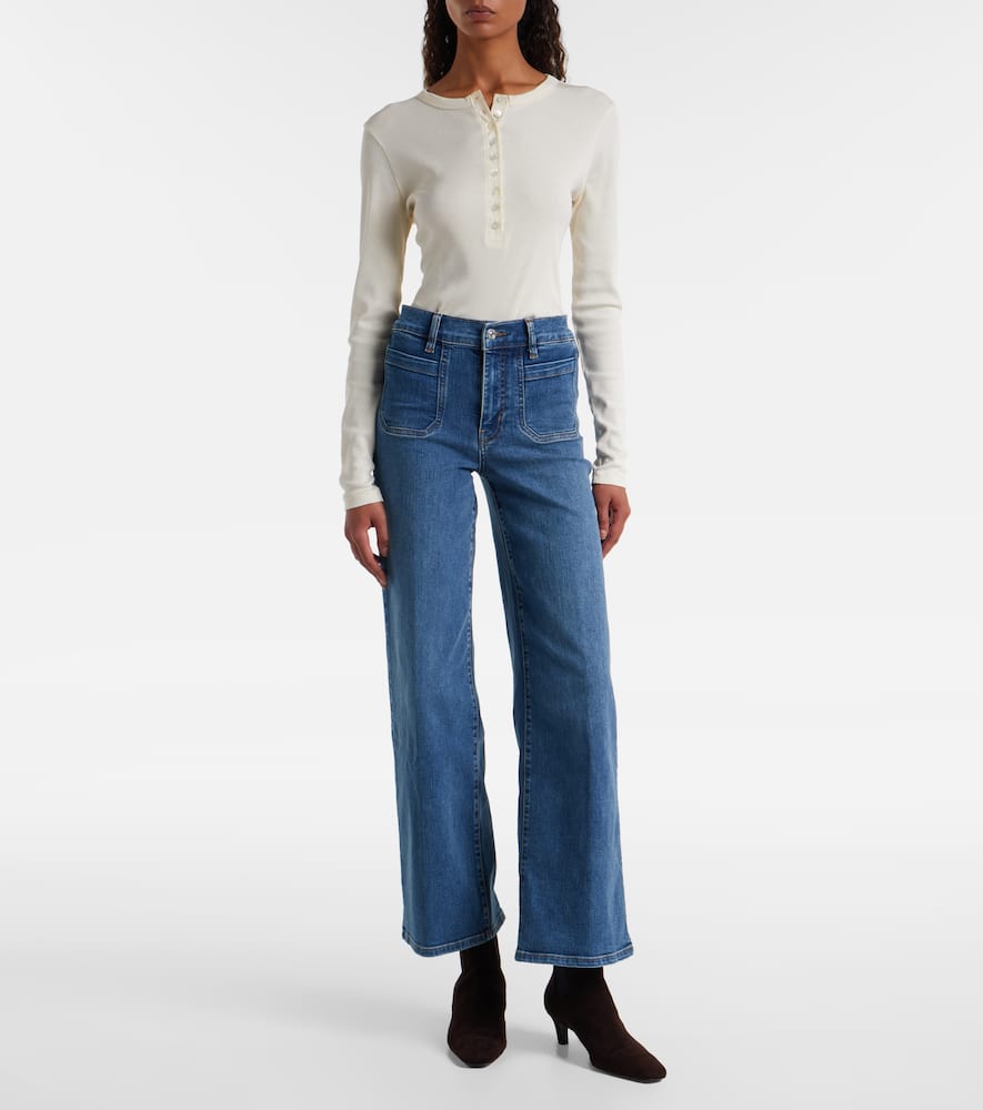 Le Slim Palazzo wide-leg jeans