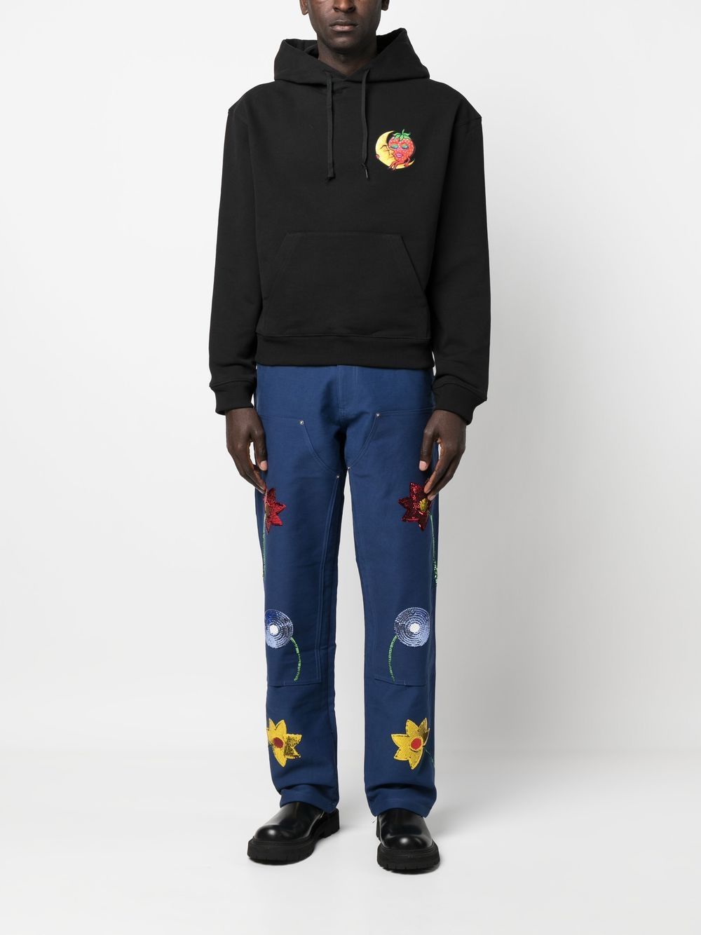 Sky High Farm Workwear gestickt Denim Jean