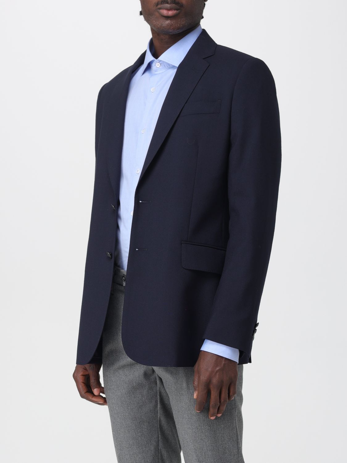 Blazer Men color Denim