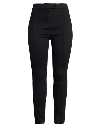 Woman Jeans Black Size 10 Recycled polyester, Cotton, Re