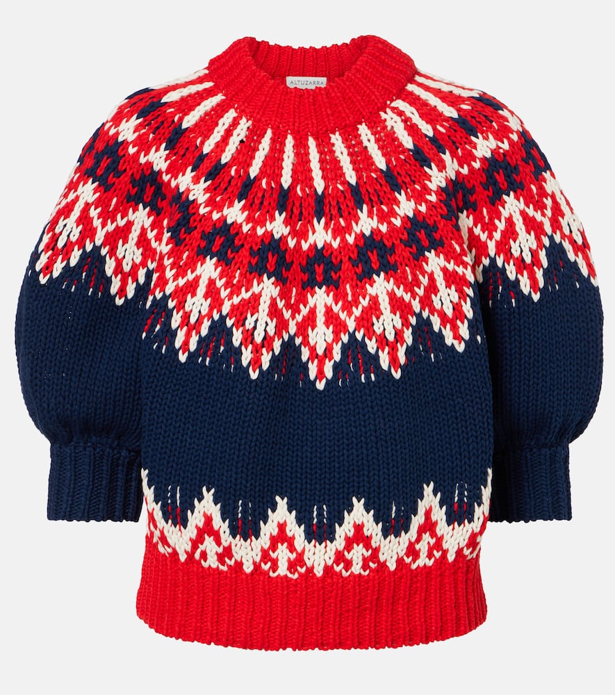 Marty Fair Isle cotton sweater