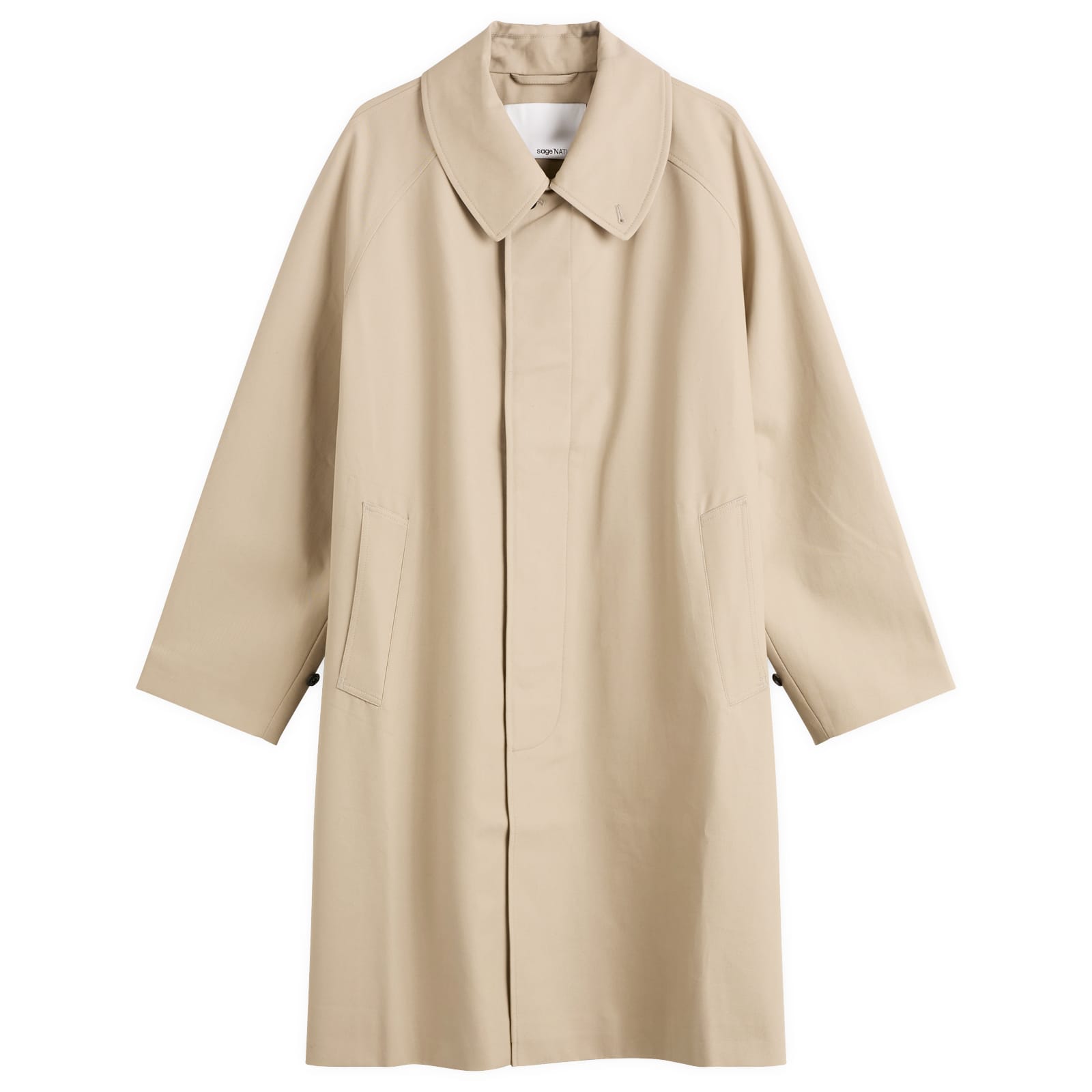 Men's Westminster Raglan Sleeve Overcoat Beige