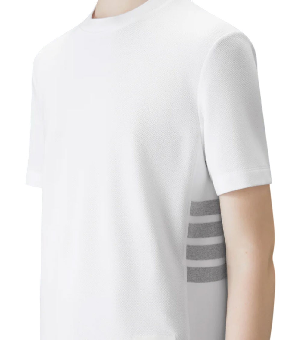 Thom Browne - striped short sleeve t-shirt