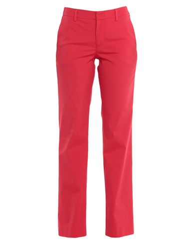 Woman Pants Red Size 2 Cotton, Polyamide, Elastane