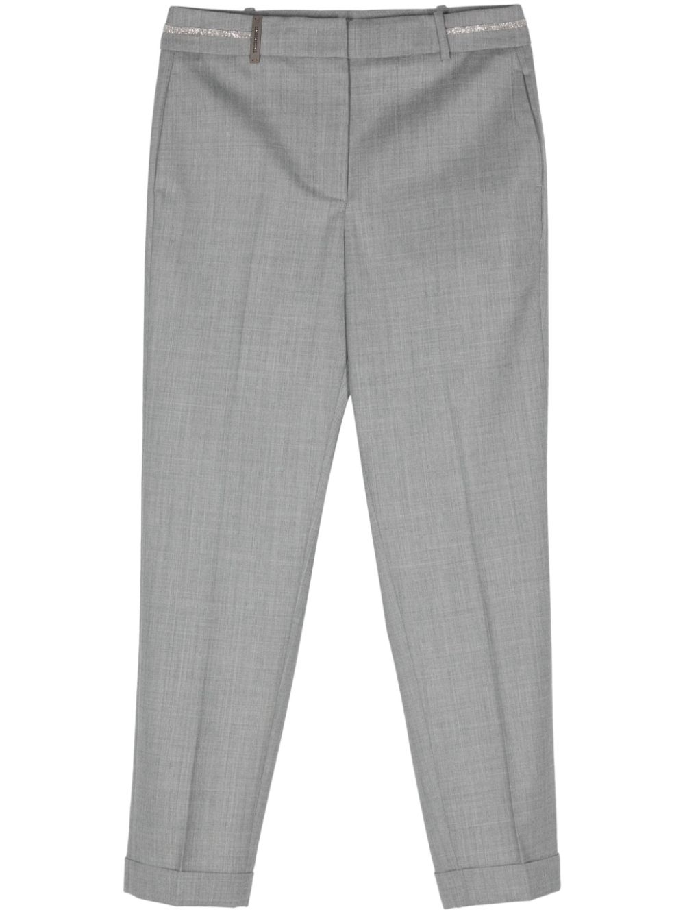 Punto Luce-chain trousers - Grey