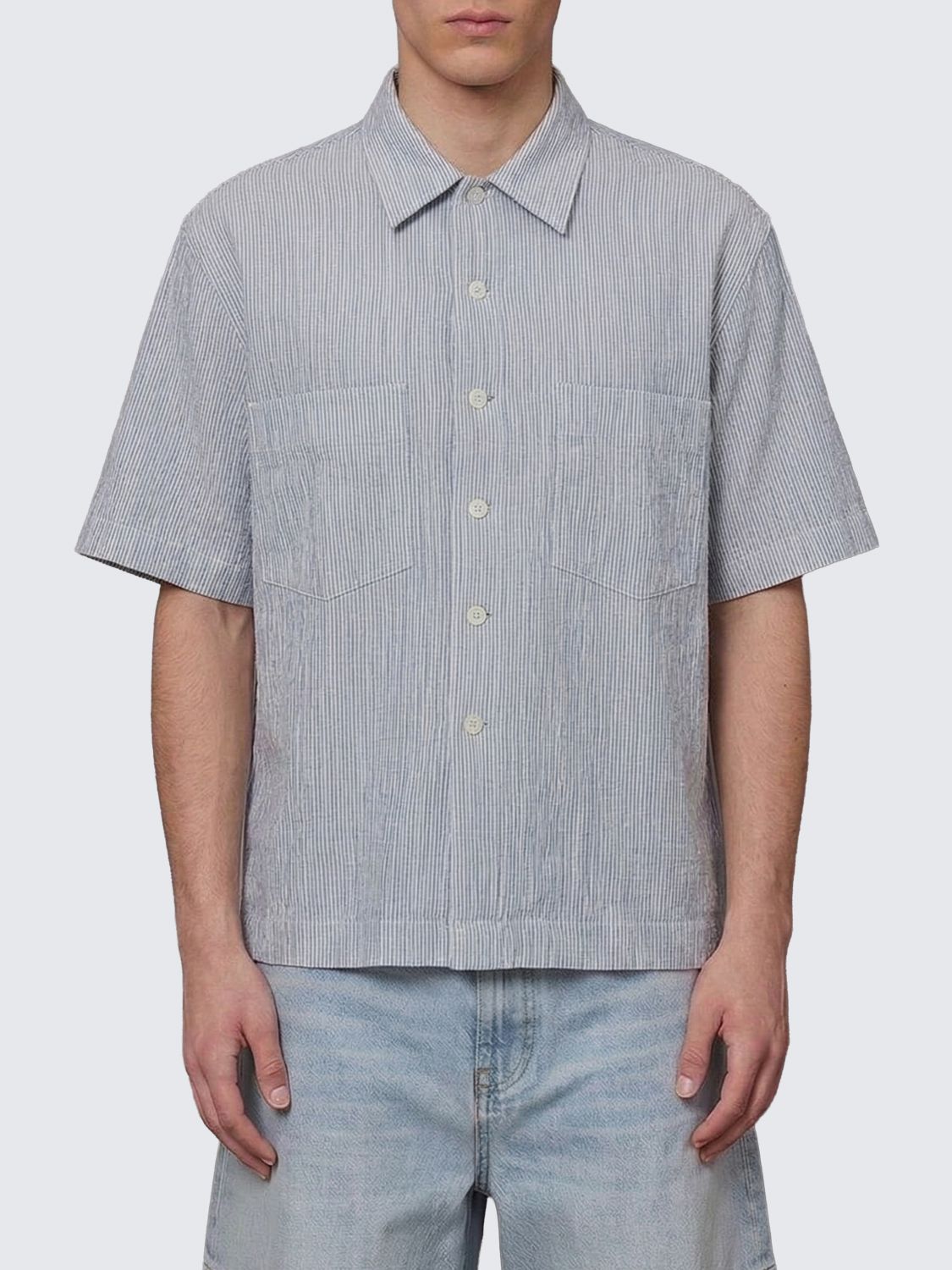 Shirt Men color Blue