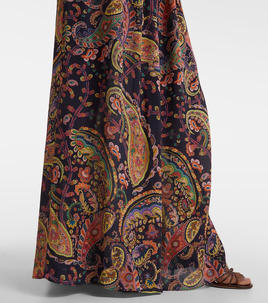 Paisley maxi dress