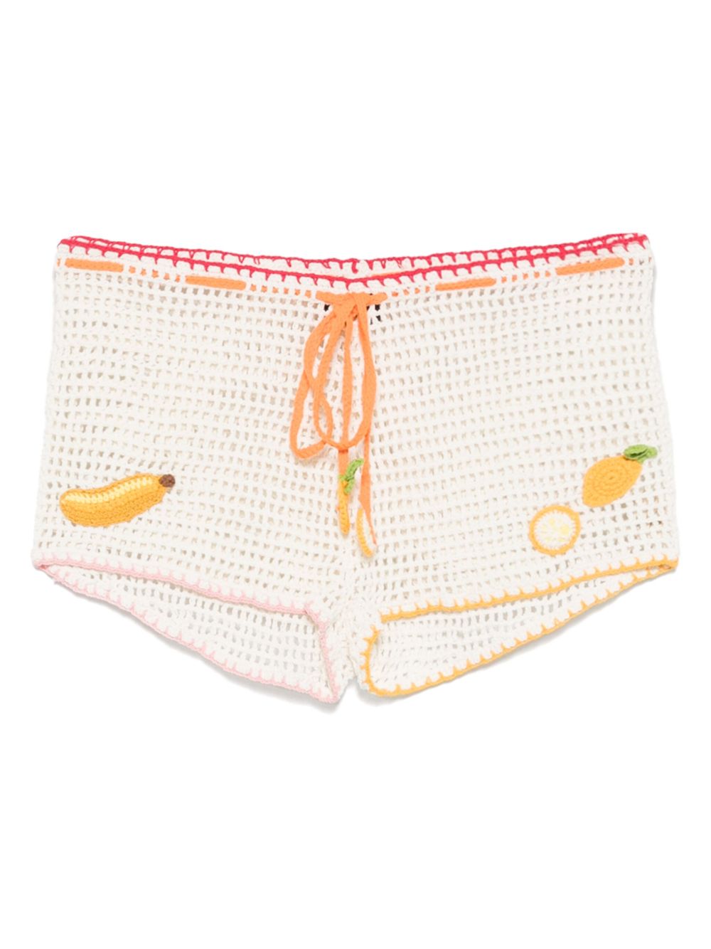 Leslie Amon Tutti Frutti shorts - Neutrals
