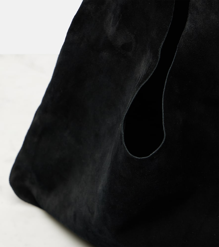 Bindle Small suede tote bag