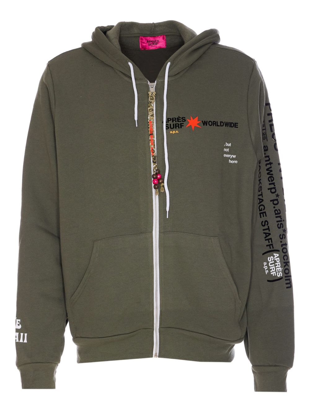 Pret A Surf logo-print hoodie - Green