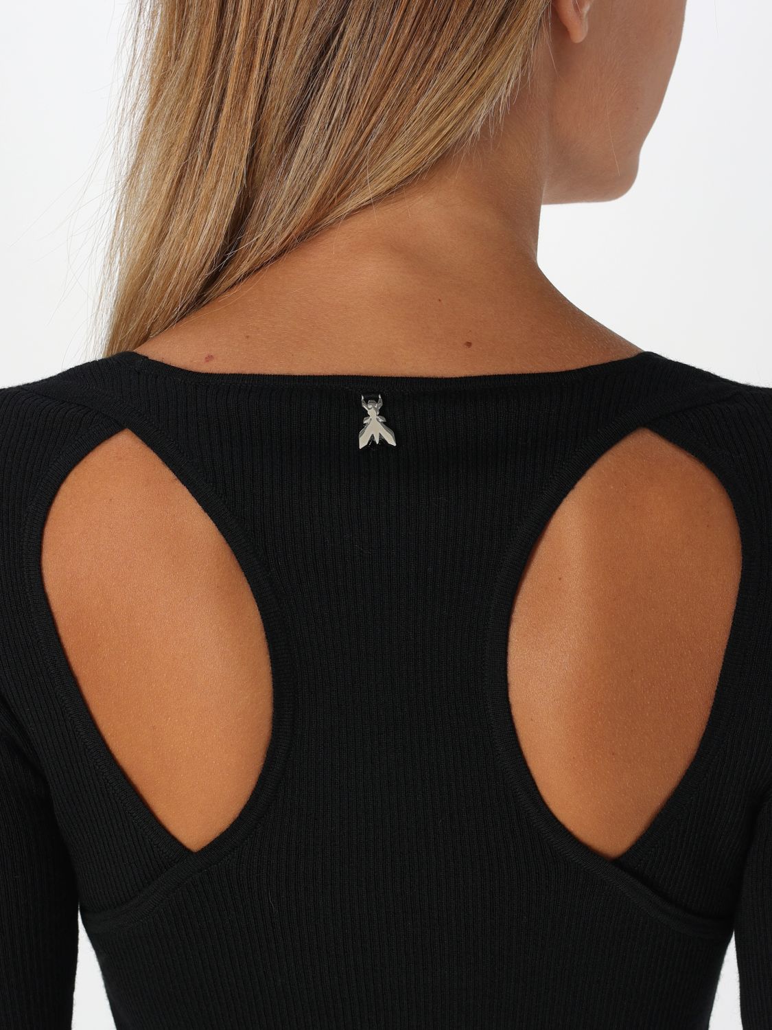 Cut-out sweater - Black