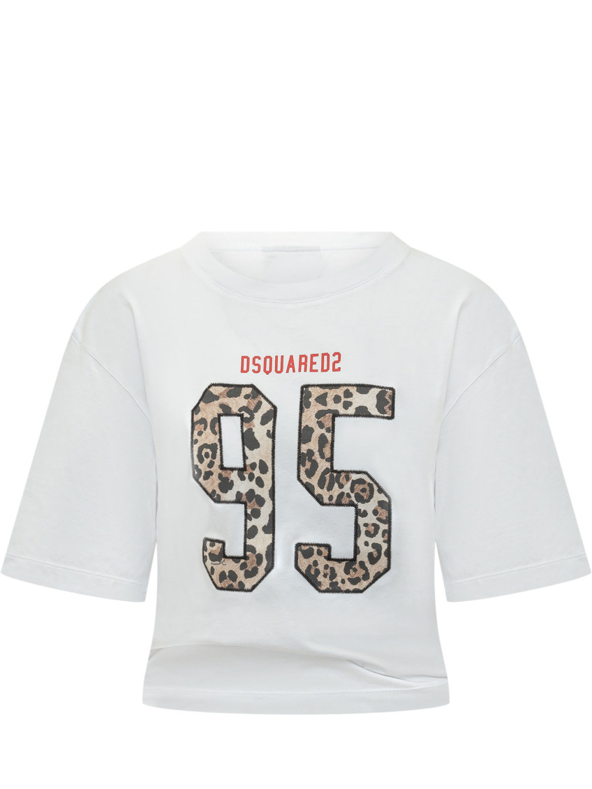 White Graphic Crew Neck T-Shirt