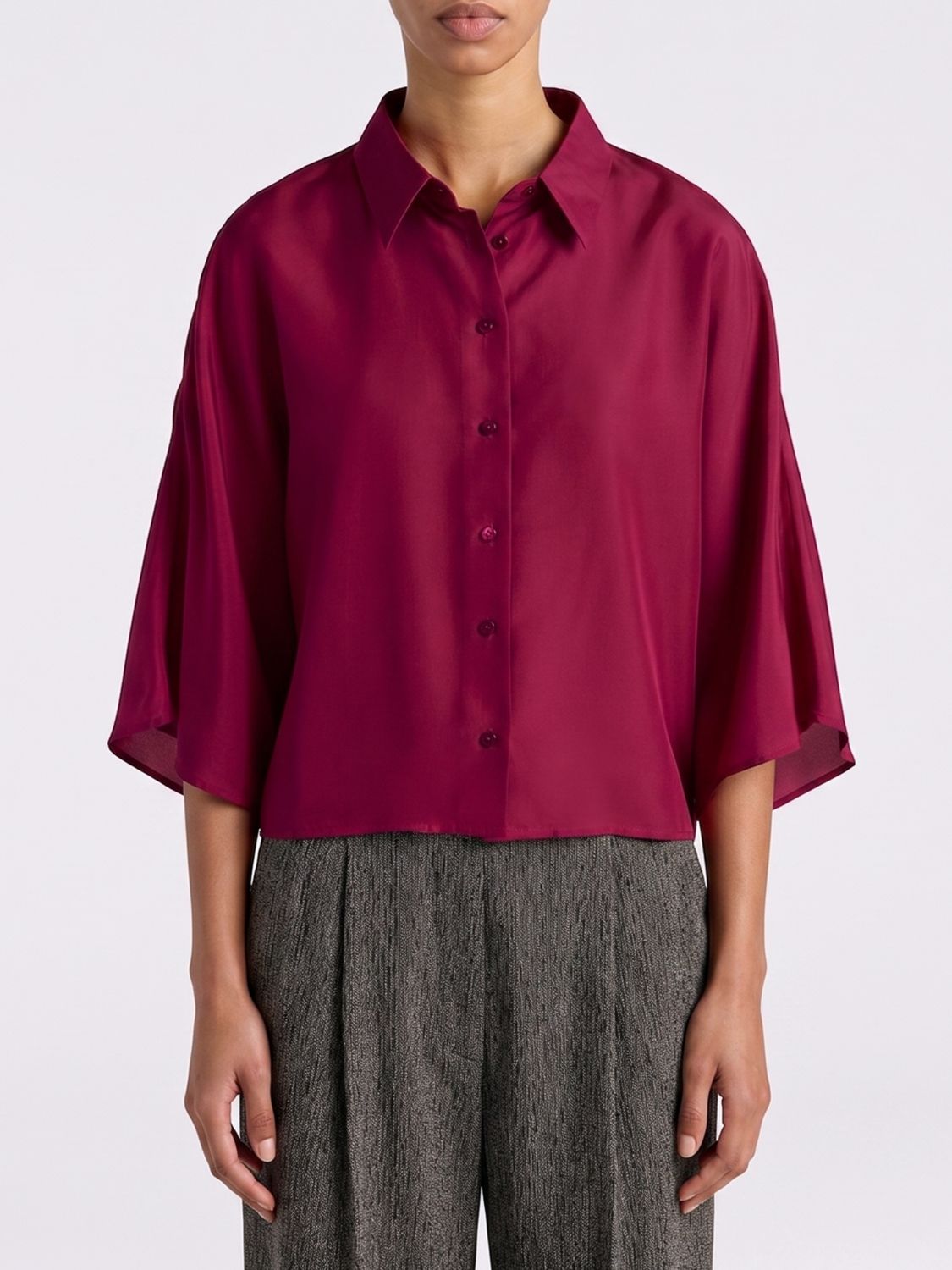 MOMONÌ Shirt Woman color Lilac
