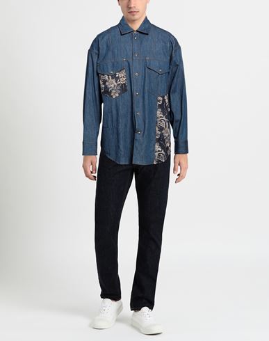 Man Denim shirt Blue