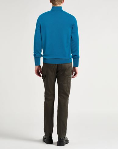 Man Turtleneck Deep teal Size 40 Cashmere