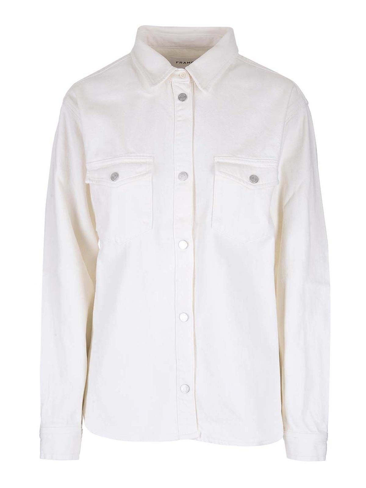 White Denim Shirt