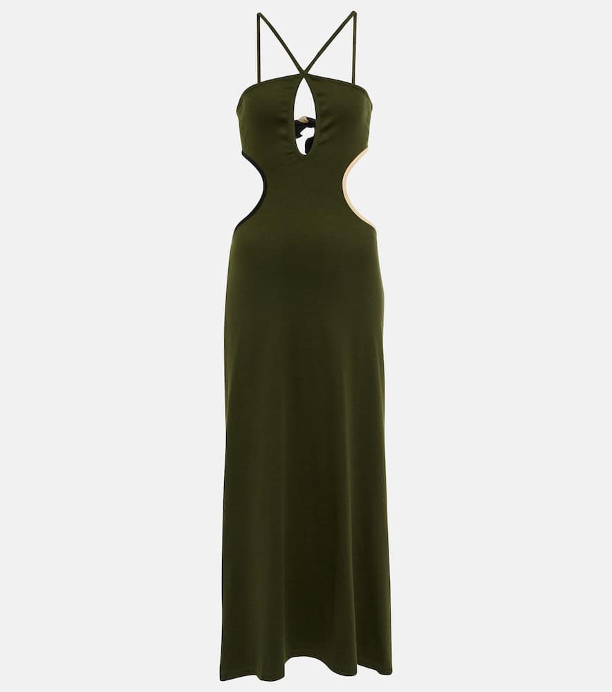Cutout maxi dress