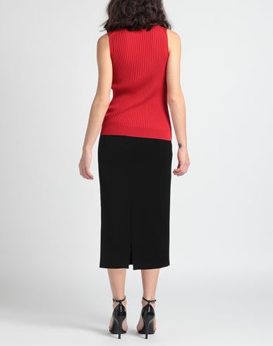 Woman Midi skirt Black Size 2 Polyester, Viscose, Elastane