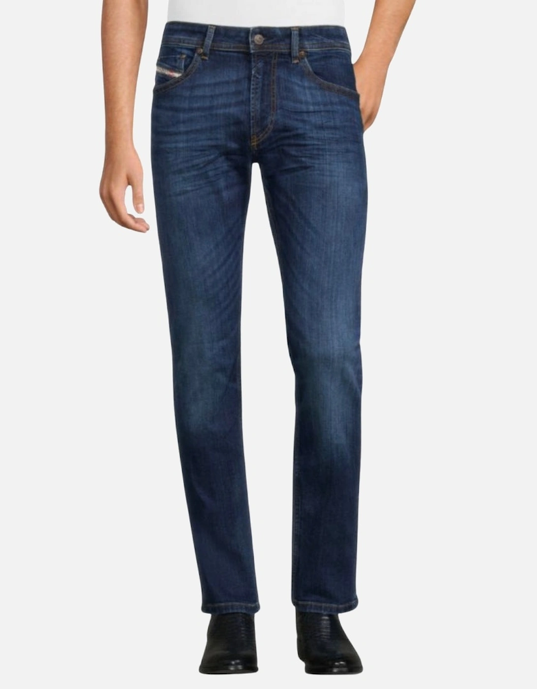 Men's Diesel Thommer-R Dark Blue Slim Jeans - Navy - Size: 29/32