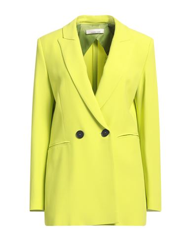 Liviana Conti Woman Blazer Lime green Size 6 Viscose, Acetate
