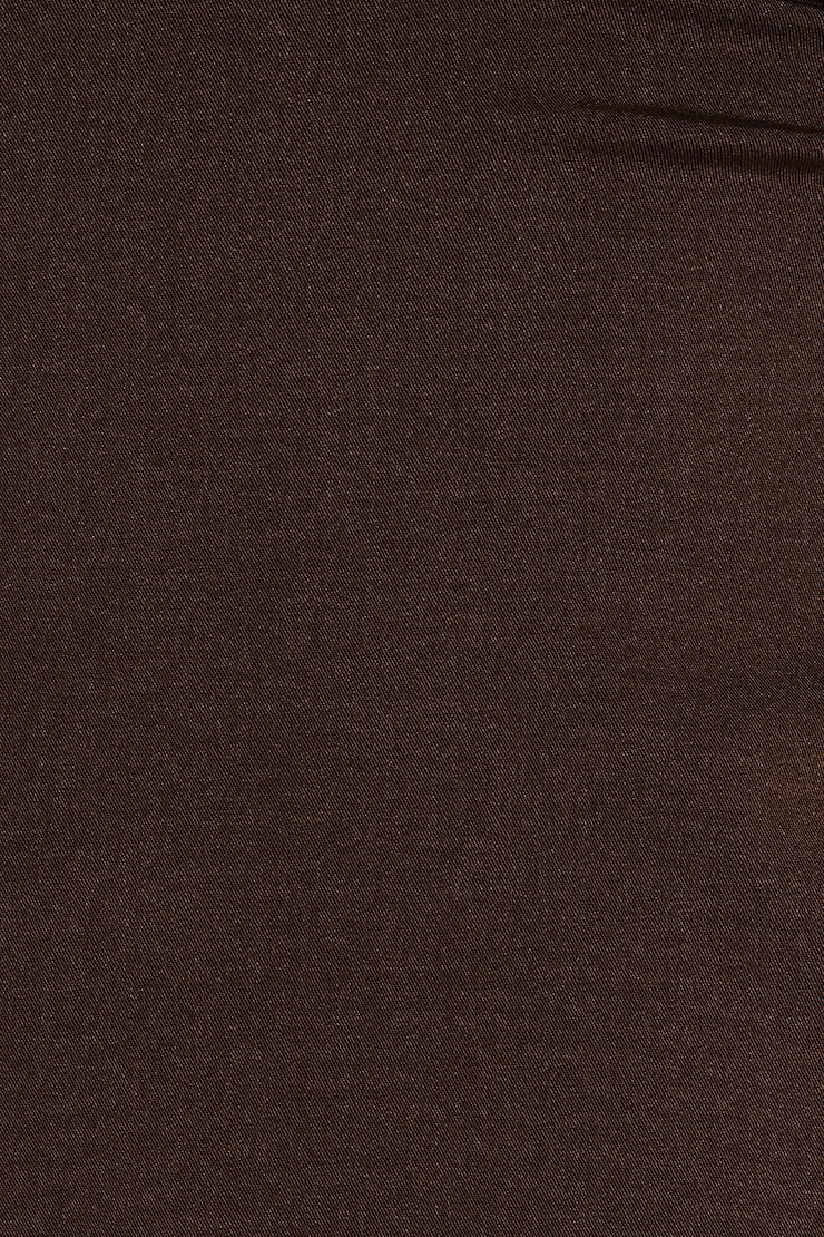 Celine Tie Back Apron Top - Brown - Women Clothing