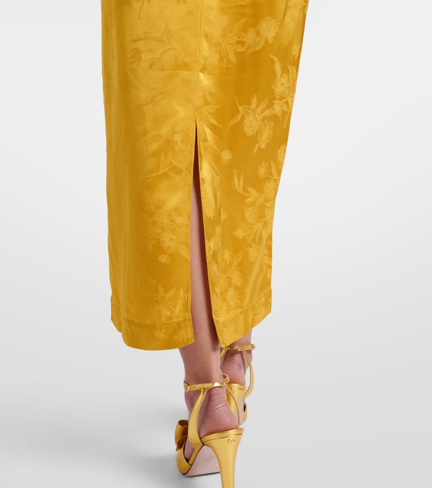 Eolia Primavera jacquard midi dress