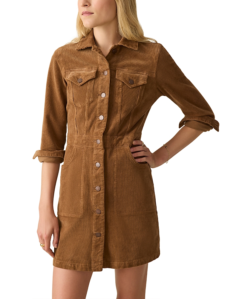 Softstetch Cord Michelle Shirt Dress