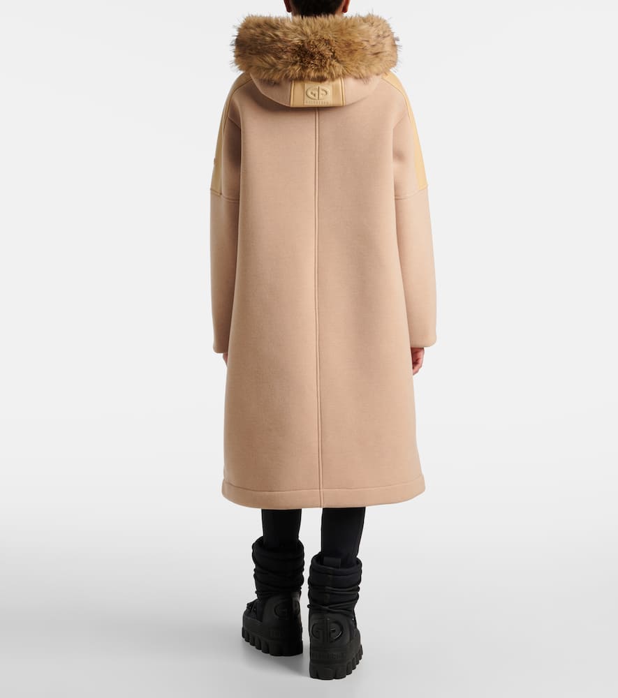 Ember faux fur-trimmed coat